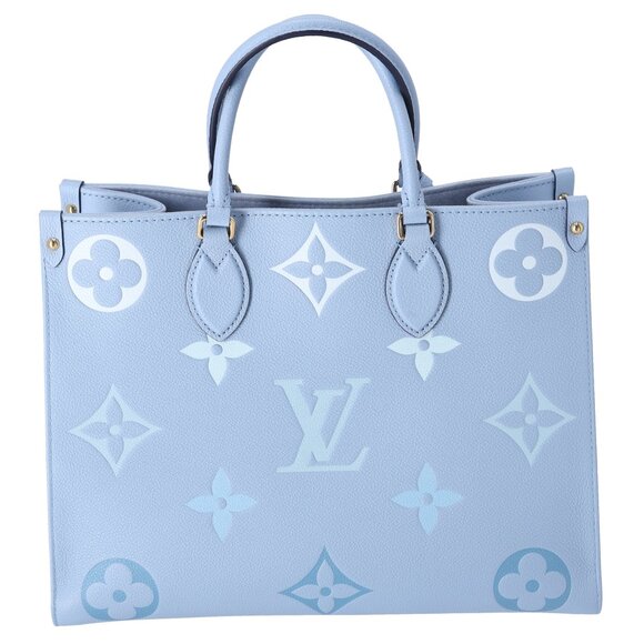 Louis Vuitton Bythepool Onthego MM Tote Empreinte Giant Monogram Summer Blue - Picture 4 of 8